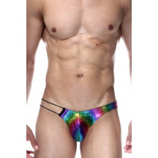 Радужные трусы-слипы с нитяным бочком Радужные трусы-слипы с нитяным бочком