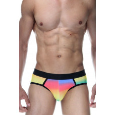 Разноцветные мужские трусы с пикантными вырезами сзади Разноцветные мужские трусы с пикантными вырезами сзади