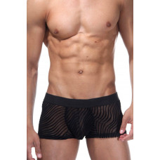 Черные полупрозрачные трусы-хипсы Черные полупрозрачные трусы-хипсы