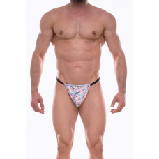 Мужские трусы-стринги с принтом в виде почтовых марок Мужские трусы-стринги с принтом в виде почтовых марок