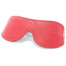 Красная кожаная маска на глаза Красная кожаная маска на глаза