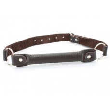 Коричневый кожаный кляп-трензель Коричневый кожаный кляп-трензель