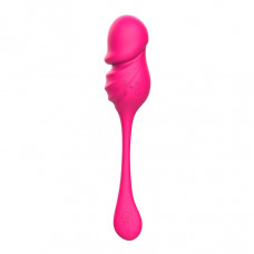 Розовое фигурное виброяйцо с пультом ДУ Розовое фигурное виброяйцо с пультом ДУ