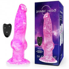 Розовый фантазийный вибратор с 7 режимами возвратно-поступательных движений - 23,5 см. Розовый фантазийный вибратор с 7 режимами возвратно-поступательных движений - 23,5 см.