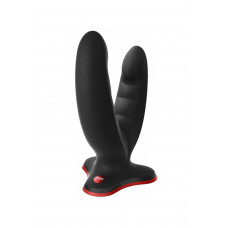 Черный двойной фаллоимитатор Ryde - 12,3 см. Черный двойной фаллоимитатор Ryde - 12,3 см.