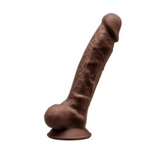 Коричневый фаллоимитатор SILEXD Model 1 7’’ - 17,5 см.