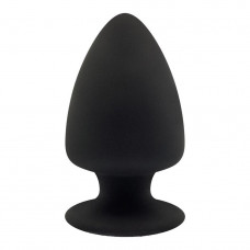 Черная анальная втулка SILEXD Plug Model 1 L - 13 см. Черная анальная втулка SILEXD Plug Model 1 L - 13 см.