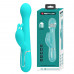 Мятный вибратор-кролик Dejon с ротацией бусин и возвратно-поступательными движениями - 22,6 см. Мятный вибратор-кролик Dejon с ротацией бусин и возвратно-поступательными движениями - 22,6 см.