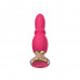 Розовый анальный вибромассажёр - 14,8 см.