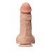 Телесный перезаряжаемый вибратор-реалистик на присоске - 21,1 см. Телесный перезаряжаемый вибратор-реалистик на присоске - 21,1 см.