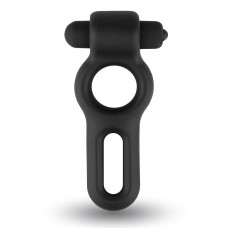 Черное двойное эрекционное виброкольцо Rooster Drake Черное двойное эрекционное виброкольцо Rooster Drake