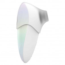 Белый клиторальный таппинг-стимулятор Pandora с насадкой для вакуумной стимуляции Белый клиторальный таппинг-стимулятор Pandora с насадкой для вакуумной стимуляции