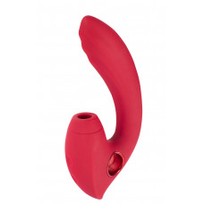 Красный вибратор с вакуум-волновым стимулятором клитора Grace Красный вибратор с вакуум-волновым стимулятором клитора Grace