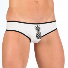 Набор из 3 эротических трусов-слипов с принтом-ананасом Набор из 3 эротических трусов-слипов с принтом-ананасом