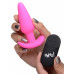 Розовая анальная вибропробка с пультом ДУ 21X Remote Control Vibrating Silicone Butt Plug - 10,4 см. Розовая анальная вибропробка с пультом ДУ 21X Remote Control Vibrating Silicone Butt Plug - 10,4 см.