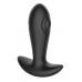 Черный массажер простаты с вибрацией, эффектом маятника и пультом ДУ Черный массажер простаты с вибрацией, эффектом маятника и пультом ДУ