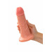 Телесный реалистичный фаллоимитатор RealStick CALIBER - 20 см. Телесный реалистичный фаллоимитатор RealStick CALIBER - 20 см.