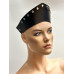 Черный кокошник-ободок «Стелла» Черный кокошник-ободок «Стелла»