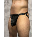 Кожаные мужские трусы-джоки со шнуровкой Кожаные мужские трусы-джоки со шнуровкой