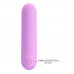 Сиреневая перезаряжаемая вибропуля Stefan - 8 см.