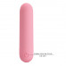 Нежно-розовая перезаряжаемая вибропуля Stefan - 8 см.