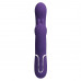 Фиолетовый вибратор для тройной стимуляции Cammy - 22,2 см. Фиолетовый вибратор для тройной стимуляции Cammy - 22,2 см.