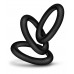 Набор из 3 черных эрекционных колец Black Small Penis Rings
