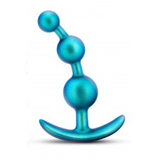 Бирюзовый анальный стимулятор The Gamma Plug - 13,3 см. Бирюзовый анальный стимулятор The Gamma Plug - 13,3 см.