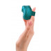 Зеленый клиторальный стимулятор на палец Kisscool Зеленый клиторальный стимулятор на палец Kisscool
