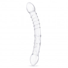 Двусторонний стеклянный фаллоимитатор 12’’ Girthy Double Trouble Glass Dildo - 30 см. Двусторонний стеклянный фаллоимитатор 12’’ Girthy Double Trouble Glass Dildo - 30 см.