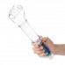 Стеклянный стимулятор в форме сжатой в кулак руки 11’’ Glass Fist Double Ended With Handle Grip - 28 см.