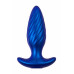 Синяя анальная вибровтулка Closs с управлением через приложение Синяя анальная вибровтулка Closs с управлением через приложение