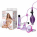 Фиолетовая вибропомпа для клитора и сосков Vibrating Nipple Suckers with Clitoral Pump and Quick Release Фиолетовая вибропомпа для клитора и сосков Vibrating Nipple Suckers with Clitoral Pump and Quick Release