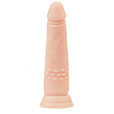 Телесный фаллоимитатор A-toys с присоской и шишечками Телесный фаллоимитатор A-toys с присоской и шишечками