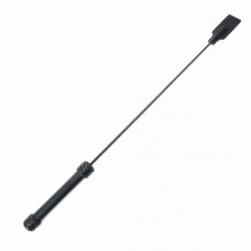 Чёрный кожаный стек - 77 см. Чёрный кожаный стек - 77 см.