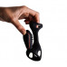 Чёрная насадка на фаллос Gladiator + LRS с трехкнопочным пультом управления Чёрная насадка на фаллос Gladiator + LRS с трехкнопочным пультом управления