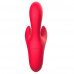 Красный вибратор-кролик с 4 моторами Shakira Красный вибратор-кролик с 4 моторами Shakira