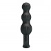 Черный анальный вибростимулятор Sidney - 10,9 см.