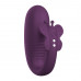 Фиолетовый интерактивный вибростимулятор с поступательными движениями Klay Фиолетовый интерактивный вибростимулятор с поступательными движениями Klay