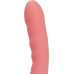 Персиковый изогнутый вибромассажер Ava Neo с функцией пенетрации - 19,6 см.