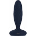 Темно-синяя анальная вибропробка Jordan с поступательными движениями - 12 см. Темно-синяя анальная вибропробка Jordan с поступательными движениями - 12 см.