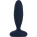 Темно-синяя анальная вибропробка Jordan с поступательными движениями - 12 см. Темно-синяя анальная вибропробка Jordan с поступательными движениями - 12 см.