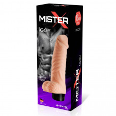 Телесный многоскоростной вибратор Iggy - 16 см. Телесный многоскоростной вибратор Iggy - 16 см.