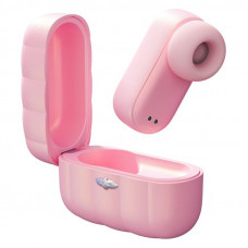 Розовый вакуумный стимулятор клитора Alggie Earphone с управлением через приложение Розовый вакуумный стимулятор клитора Alggie Earphone с управлением через приложение