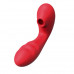 Красный вибратор с вакуумной стимуляцией и нагревом Tara Красный вибратор с вакуумной стимуляцией и нагревом Tara