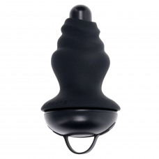 Черный вибростимулятор со съёмной насадкой Echo - 15,3 см. Черный вибростимулятор со съёмной насадкой Echo - 15,3 см.