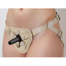 Бежевый пояс с двумя типами крепления насадок Бежевый пояс с двумя типами крепления насадок