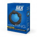 Черное эрекционное силиконовое кольцо Черное эрекционное силиконовое кольцо