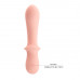 Персиковый вибростимулятор Abigal - 16 см. Персиковый вибростимулятор Abigal - 16 см.