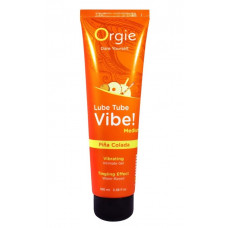 Гель с эффектом вибрации Lube Tube Vibe Medium Pina Colada - 100 мл. Гель с эффектом вибрации Lube Tube Vibe Medium Pina Colada - 100 мл.